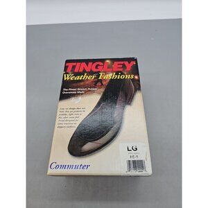 Tingley Weather Fashions Rubber Overshoes Commuter 1000  Large 9.5 -11  Black‎